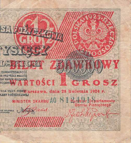 1 Grosz Polen p2b 1924